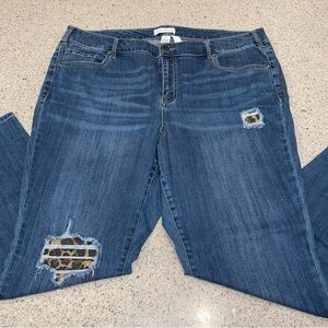 Lane Bryant Sz 22 Mid-Rise Skinny Jeans